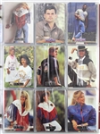 1991 ProLine Portraits Near Complete Signed Football Card Set - 305 Total Cards w/ Walter Payton, Lawrence Taylor, Derrick Thomas, Bill Belichick, Players Wives Subset  & More