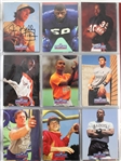 1991 ProLine Portraits Near Complete Signed Football Card Set - 305 Total Cards w/ Walter Payton, Lawrence Taylor, Derrick Thomas, Bill Belichick, Players Wives Subset  & More