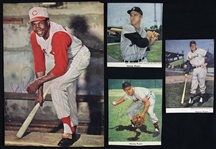 1956-59 Frank Robinson Harvey Kuenn Signed Cut Photo Collection - Lot of 4 (JSA)