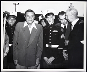 1940's Babe Ruth New York Yankees 8 x 10 Original Marine Crops Photos - Lot of 3