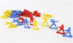 1970s Molded Football Player Figurine Collection - Lot of 32 