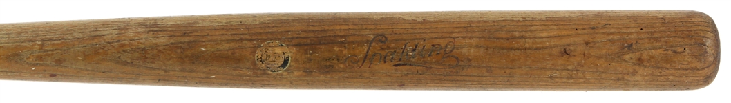 1890s-1900s Spalding Victorian Script Baseball Bat