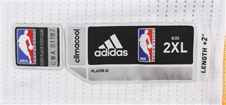2013-14 Stephen Curry Golden State Warriors Game Worn Sleeved Home Alternate Jersey (MEARS LOA)