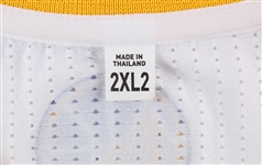 2013-14 Stephen Curry Golden State Warriors Game Worn Sleeved Home Alternate Jersey (MEARS LOA)