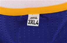 2012-14 Andrew Bogut Golden State Warriors Signed Game Worn Road Jersey (MEARS LOA) 