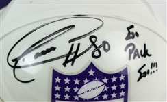 1950's-2000's Football Memorabilia Collection - Lot of 3 w/ Detroit Lions Pennant, Dallas Cowboys Pennant & Donald Driver Signed Mini Helmet (JSA)