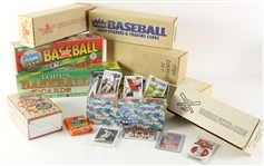1980s-2000s Baseball Trading Card Collection - Lot of 1000s w/ Sets, 1985 Mark McGwire Topps PSA NM-MT 8 & More  