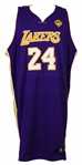 2010 Kobe Bryant Los Angeles Lakers NBA Finals Road Jersey (MEARS A5)