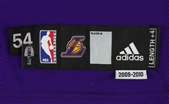 2010 Kobe Bryant Los Angeles Lakers NBA Finals Road Jersey (MEARS A5)