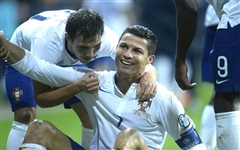 2014 (October 14) Cristiano Ronaldo Portugal Game Issued Soccer Jersey (MEARS LOA)