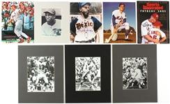 1970s-90s Baseball Football Basketball Photo Collection - Lot of 12 w/ 7 Signed Including Jerry West, Buck Leonard, Cool Papa Bell & More (JSA)