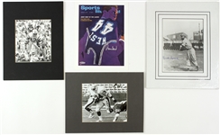 1970's-90's Baseball Football Basketball Photo Collection - Lot of 12 w/ 7 Signed Including Jerry West, Buck Leonard, Cool Papa Bell & More (JSA)