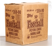 1990 Topps Football Cards Hobby Case - Lot of 720 Packs