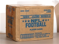 1990 Score Series 2 Football Cards Hobby Case - Lot of 720 Packs
