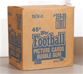 1989 Topps Football Cards Hobby Case - Lot of 720 Packs
