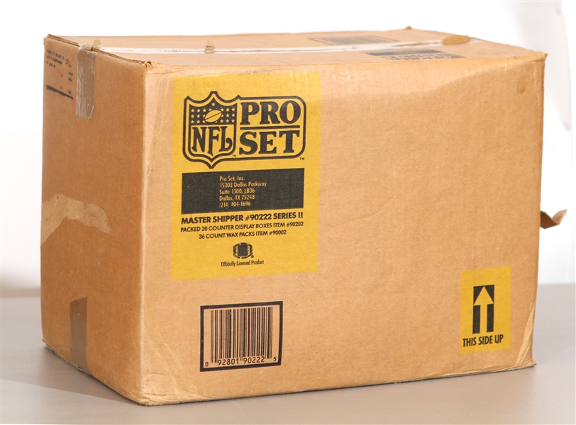 1990 Pro Set Series 2 Football Cards Hobby Case - Lot of 720 Packs