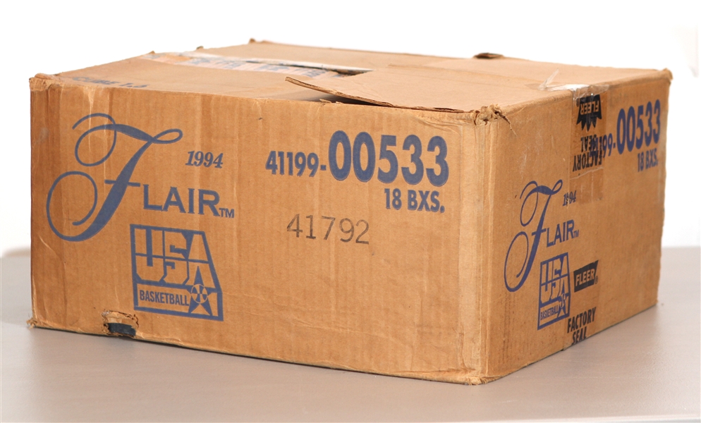 1994 Fleer Flair USA Basketball Cards Hobby Case - Lot of 432 Packs