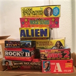 1970s-80s Non Sports Card Unopened Hobby Boxes- Lot of 10 w/ Tron, A-Team, Threes Company, Close Encounters of the 3rd Kind & More