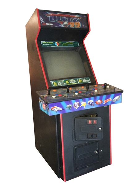 1999 Blitz 99 By Midway Football Arcade Game 