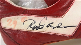 1982-85 Rod Carew California Angels Signed Game Worn Pony Cleats (MEARS LOA/JSA)