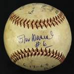 1963 (June 17) Stan Musial St. Louis Cardinals Signed ONL Giles Sportsmans Park Batting Practice Baseball (MEARS LOA/JSA)