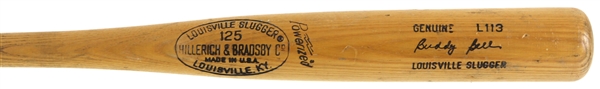 1973-75 Buddy Bell Cleveland Indians H&B Louisville Slugger Professional Model Game Used Bat (MEARS LOA)