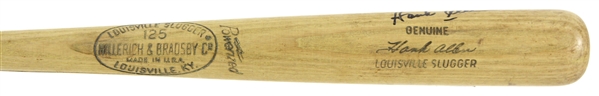 1967-68 Hank Allen Washington Senators Signed H&B Louisville Slugger Professional Model Game Used Bat (MEARS LOA/JSA)