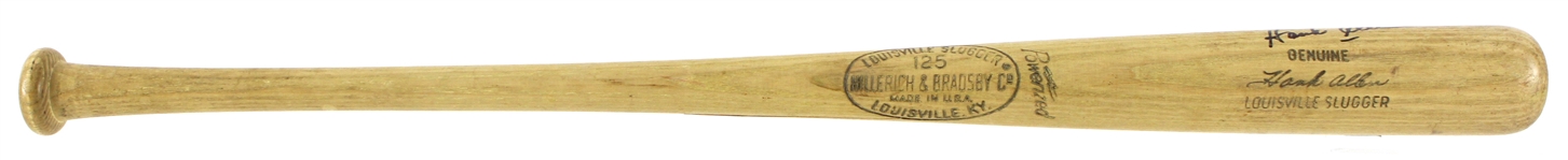 1967-68 Hank Allen Washington Senators Signed H&B Louisville Slugger Professional Model Game Used Bat (MEARS LOA/JSA)
