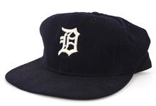 1980s (early) Lou Whitaker Detroit Tigers Game Worn Cap (MEARS LOA)