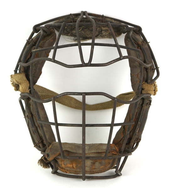 1920s circa Wilson W355 Game Worn Catcher Mask (MEARS LOA)