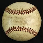 1952-69 Official National League Warren Giles Game Used Baseball (MEARS LOA)