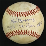 1980 Ken Griffey Cincinnati Reds Signed OASG Kuhn Dodgers Stadium All Star Game Used Baseball (MEARS LOA/JSA)