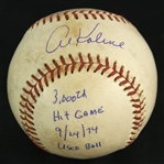 1974 (September 24) Al Kaline Detroit Tigers Signed OAL Cronin Memorial Stadium Game Used Baseball (MEARS LOA/JSA) 3,000th Career Hit Game