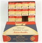 1958-60 Milwaukee Braves ONL Giles Milwaukee County Stadium Game Used Baseball Collection - Lot of 11 w/ John Roseboro Signed Home Run Ball, Ted Kluszewski, Enos Slaughter & More  (MEARS LOA)