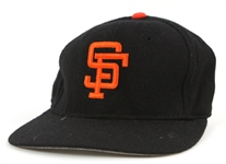1985-89 Jose Uribe San Francsico Giants Game Worn Cap (MEARS LOA)