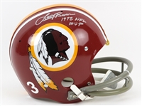 1990s Larry Brown Washington Redskins Signed Full Size Suspension Helmet (JSA)