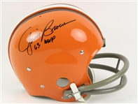 1990s Jim Brown Cleveland Browns Signed Full Size Suspension Helmet (JSA)