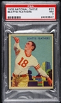 1935 Beattie Feathers Chicago Bears National Chicle Trading Card (PSA NM 7)