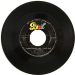 1957 Lew Burdette Milwaukee Braves Three Strikes and You're Out b/w Mary Lou 45 RPM Single