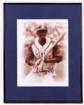 2011 Nyjer Morgan Milwaukee Brewers Signed 17" x 21" Framed Display (JSA)