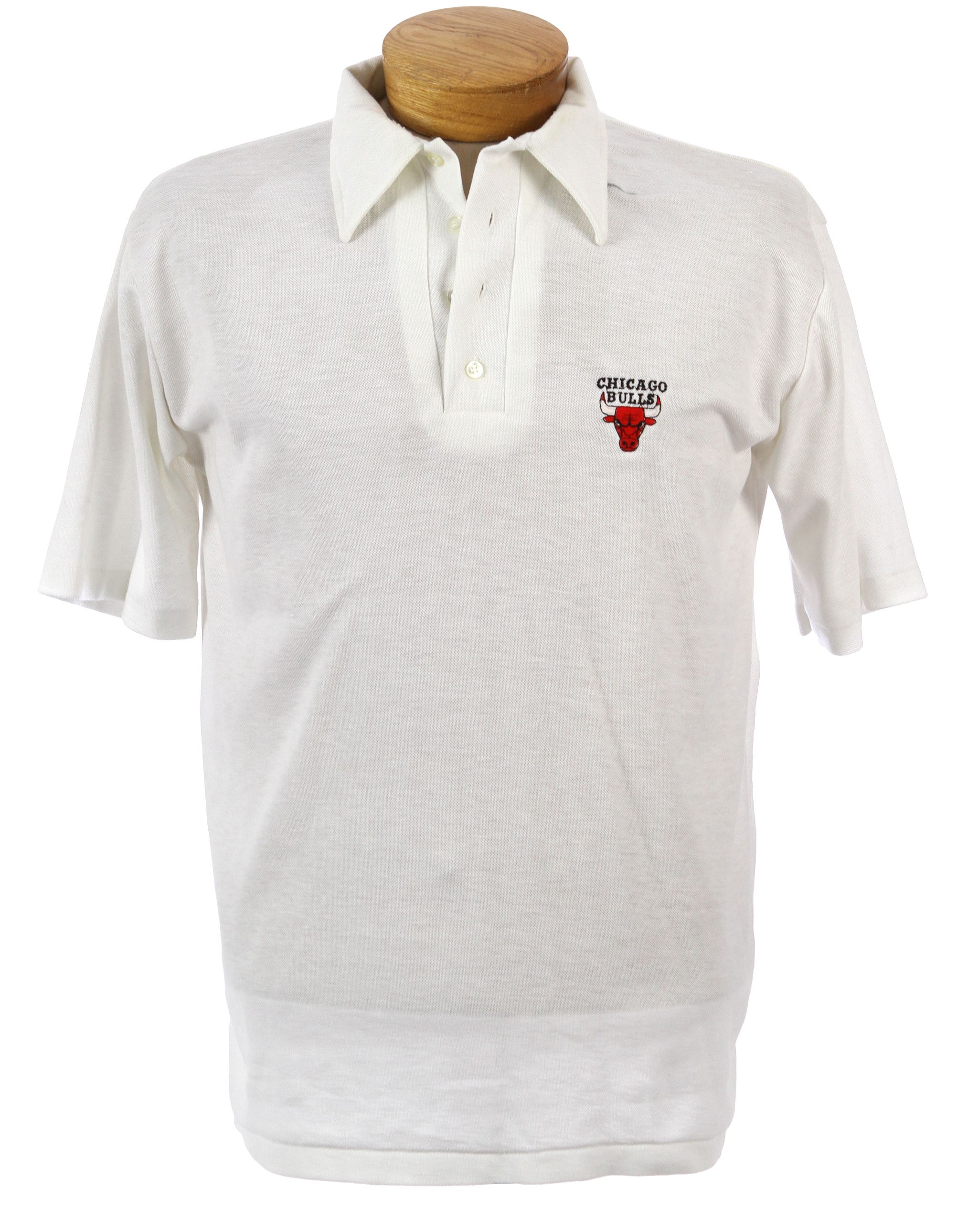 Lot Detail - 1990's Chicago Bulls Logo Seven Polo Shirt