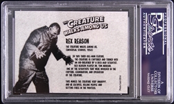 2014 Rex Reason Signed The Creature Walks Among Us Card (PSA/DNA Slabbed)