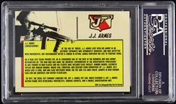 2015 JJ Armes The Man With BioKinetic Hands Signed Card (PSA/DNA Slabbed)