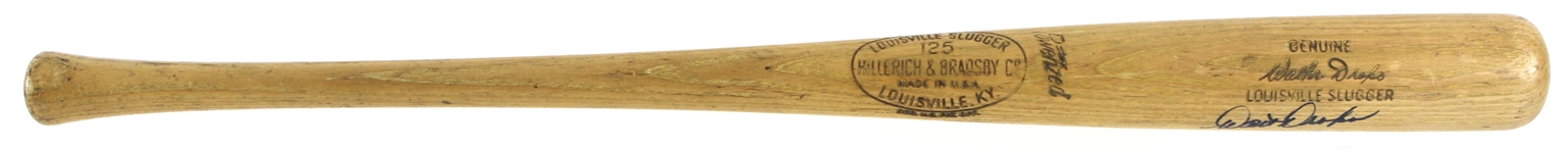 1961 Walt Dropo Baltimore Orioles Signed H&B Louisville Slugger Professional Model Game Used Bat (MEARS LOA/JSA)