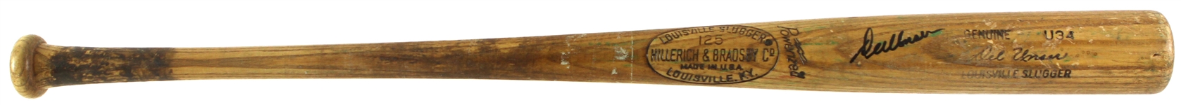 1977-79 Del Unser Expos/Phillies Signed H&B Louisville Slugger Professional Model Game Used Bat (MEARS LOA/JSA)