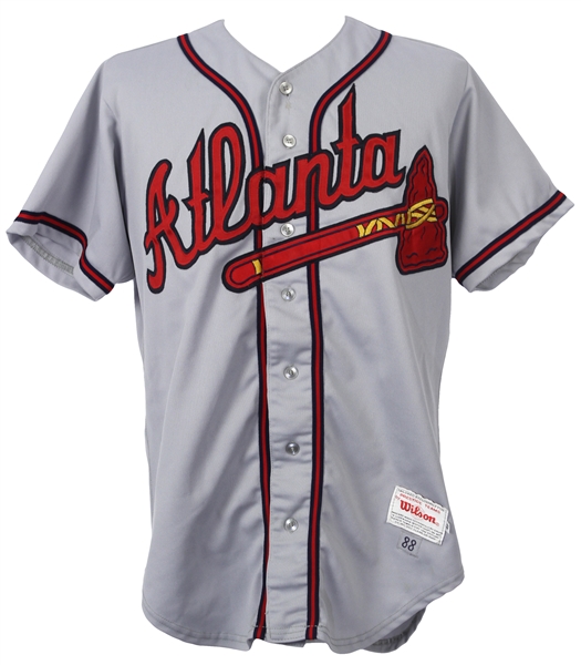 1988 Willie Stargell Atlanta Braves Game Worn Coaches Jersey (MEARS LOA)
