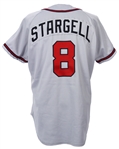 1988 Willie Stargell Atlanta Braves Game Worn Coaches Jersey (MEARS LOA)