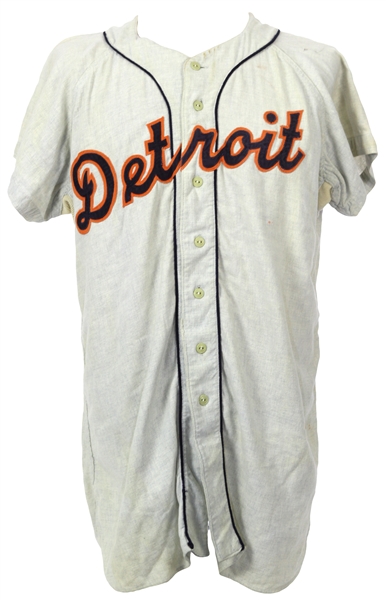 1954 Bob Nieman Detroit Tigers Game Worn Road Jersey (MEARS LOA)