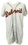 1954 Bob Nieman Detroit Tigers Game Worn Road Jersey (MEARS LOA)