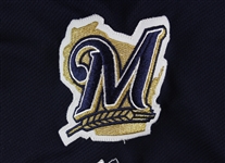 2011 (Oct 13/14) Francisco Rodriguez Milwaukee Brewers Signed Alternate NLCS Jersey w/ GV Memorial Patch (MEARS LOA/JSA/MLB Hologram)